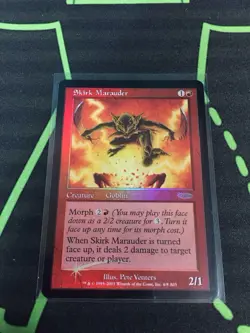 MTG Magic The Gathering Skirk Marauder Foil Promo Red Goblin Commander - Image 2