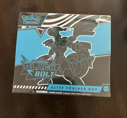 Pokemon TCG Scarlet & Violet Black Bolt ETB Elite Trainer Box NEW SEALED - Image 1