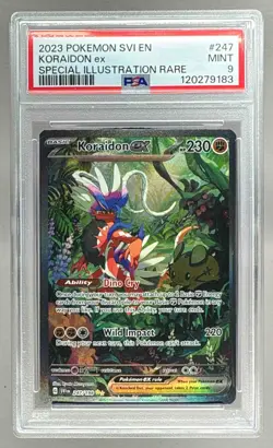 9183 Koraidon ex 2023 Pokemon Scarlet & Violet #247 PSA 9 - Image 1