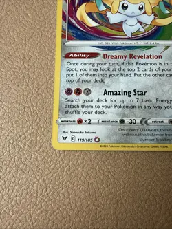 Pokemon TCG: Jirachi #119/185 SWSH Vivid Voltage Amazing Rare Holo - Image 5