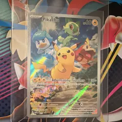Pokemon Pikachu SVP027 Scarlet & Violet Promo Holo 60 HP 30+ Attack - Image 1