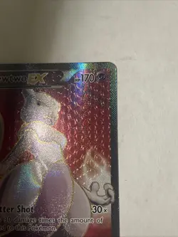 Mewtwo EX Breakthrough Ultra Rare Full Art 158/162 Pokemon - Image 3