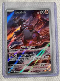 Groudon 199/182 Paradox Rift Illustration Rare Holo Full Art English 2023 - Image 1