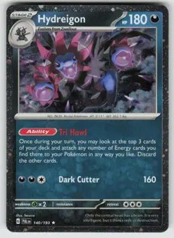 Hydreigon (Cosmos Holo) 140/193 Holo Rare Blister Exclusives Pokemon Near Mint - Image 1