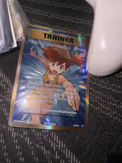 Pokemon TCG Evolutions Ultra Holo Full Art Trainer Misty's Determination #108 - Image 1