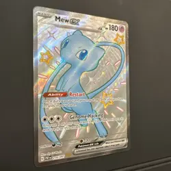 Pokemon Mew EX Full Art Shiny Ultra Rare Holo 216/091 SV: Paldean Fates 180HP - Image 5