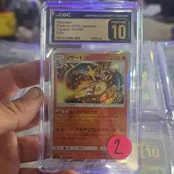 The Pokemon Company Charizard CGC Pristine 10 Holo Tag Bolt 013/095 Japanese - Image 1