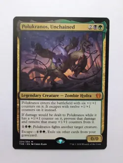 MTG Polukranos, Unchained (THB) Theros Beyond Death Regular Mythic 224/254 - Image 1