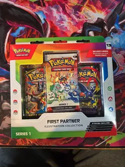 🔥🔥🔥 Pokemon TCG First Partner Illustration Collection Series 1 Factory Sealed - Image 1