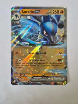 Lucario ex 051/131 Holo Double Rare SV: Prismatic Evolutions Pokemon Holo NM - Image 1