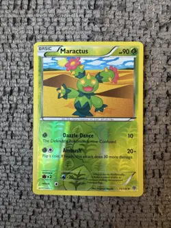 2013 Pokemon Black & White Plasma Storm 11/135 Maractus Reverse Holo MINT Rare - Image 1