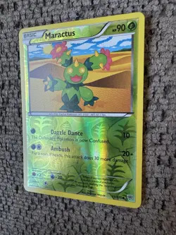 2013 Pokemon Black & White Plasma Storm 11/135 Maractus Reverse Holo MINT Rare - Image 2