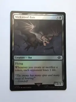 MTG Mirkwood Bats (LTR) Universes Beyond: Lord Of The Rings Foil Common 0095 - Image 1