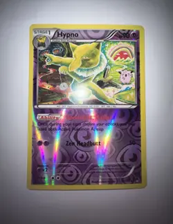 Pokemon Hypno Rare Reverse Holo Stage 1 51/122 Breakpoint- MP - Image 1