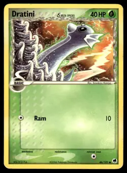 2006 EX - Dragon Frontiers Dratini Basic/Common #46 - Image 1