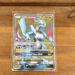 Pokemon White Kyurem GX SM141 SM Promo Holo Basic 190 HP Dragon Nova GX - Image 1