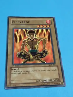 Yugioh! LP - Fireyarou - LOB-085 - Common - 1st Edition - Image 1