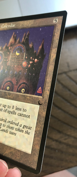 Magic the Gathering ~ MTG ~ Stone Calendar ~ NM ~ THE DARK - Image 3