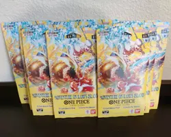 Lot of 12 One Piece TCG Adventure on Kami's Island Booster Packs English - Image 1