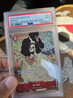 2024 ONE PIECE ENGLISH VERSION 1ST Anniversary SET #011 BROOK PSA 9 ST01-011 - Image 1