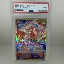 PSA 9 Monkey.D.Luffy Awakening of the New Era OP05-119 Secret Rare Foil - Image 1