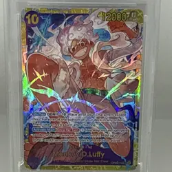 PSA 9 Monkey.D.Luffy Awakening of the New Era OP05-119 Secret Rare Foil - Image 2