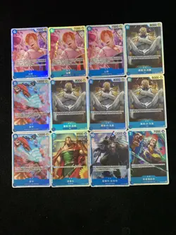 2025 One Piece S-Chinese OP12-056 OP11-051 Monkey D Garp Holo Lot*12 LU57 - Image 1