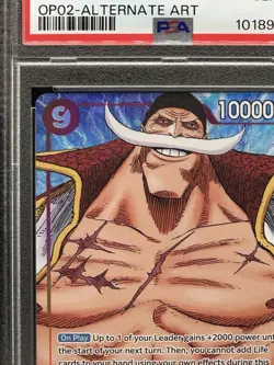 One Piece 2023 OP02-004 Edward Newgate SR Alt Art PSA 10 - Image 3