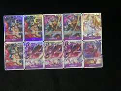 2025 One Piece S-Chinese OP12-073 EB03-031 SR Trafalgar Law Holo Lot*10 LU57 - Image 1