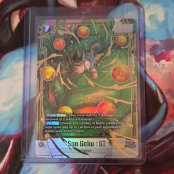 Bandai Dragon Ball Super Card Game Son Goku GT SCR B07-122 Foil Triple Strike - Image 1