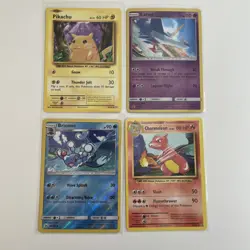 Pokemon Lot Of 4 Cards Pikachu - Image 1