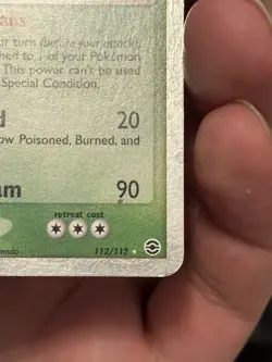 Pokemon TCG Venusaur EX Holo Rare Card 112/112 2004 EX FireRed LeafGreen - HP - Image 2