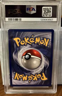 Pokemon Base Set Machamp 1st Edition Holo Rare Card PSA 9 - Image 2