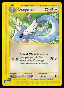 Dragonair 75/165 Uncommon Expedition Pokemon Card - Image 1