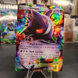 Gengar EX 34/119 Ultra Rare Holo XY Phantom Forces Pokemon Card LP/NM - Image 4