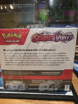 Pokemon Scarlet And Violet Base Set Booster Box Sealed English TCG Cards - Image 3