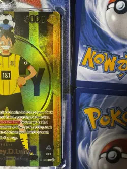 One Piece x BVB Borussia Dortmund Promo Card Monkey D. Luffy ST13-003 - Image 5