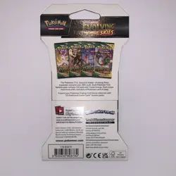 Pokemon Sword & Shield—Evolving Skies Booster Pack 10 Cards English 2021 - Image 2