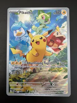 Pikachu 027 SV: Scarlet & Violet Promo Cards Promo Holofoil NM - Image 1