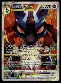 Lucario VSTAR SWSH291 SWSH Sword & Shield Promo Card NM or Better - Pokemon Card - Image 1