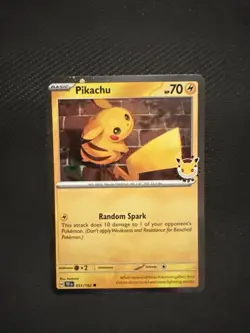 Pikachu (Pokemon Day 2026) 051/162 Pokemon Card - Image 1