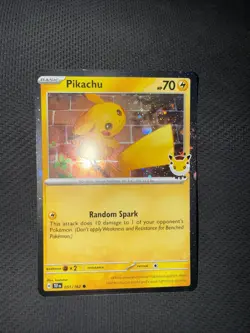 Pikachu (Pokemon Day 2026) 051/162 Pokemon Card - Image 2