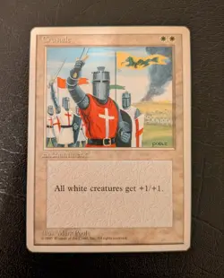 MTG 4th Ed --CRUSADE -- Near Mint "BANNED" 1994 - Image 1