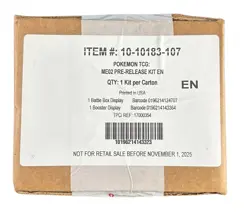 Pokemon Mega Evolutions Phantasmal Flames Pre-Release Kit 2 Box Case #QTG - Image 1