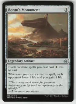 MTG Bontu's Monument U Amonkhet 225 LP - Image 1