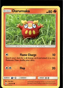 Pokemon Darumaka 23/214 Unbroken Bonds Non Holo Common 2 Card Lot - Image 1