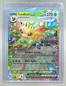 Leafeon ex 2025 Pokemon Prismatic Evolutions #006 Surprise Promo - Image 1