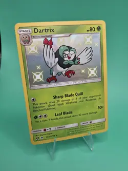 Dartrix Shiny Holo Rare Hidden Fates: Shiny Vault SV3/SV94 Pokemon Card 2019 LP - Image 1