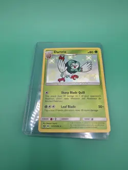 Dartrix Shiny Holo Rare Hidden Fates: Shiny Vault SV3/SV94 Pokemon Card 2019 LP - Image 2