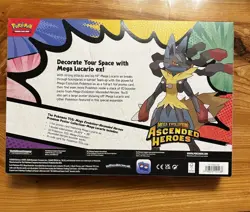 POKEMON TCG ASCENDED HEROES PPREMIUM POSTER COLLECTION SEALED BOX LUCARIO NEW B - Image 2